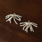 Pearl Firework Earrings | Freshwater Pearl Tassel Earrings - floysun