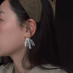 Pearl Firework Earrings | Freshwater Pearl Tassel Earrings - floysun