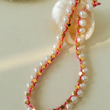 Pearl Star Braided Necklace - floysun