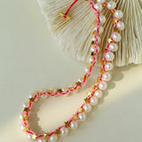 Pearl Star Braided Necklace - floysun