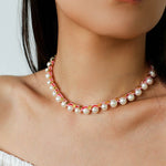 Pearl Star Braided Necklace - floysun