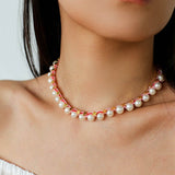 Pearl Star Braided Necklace - floysun