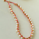 Pearl Star Braided Necklace - floysun