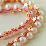 Pearl Star Braided Necklace - floysun