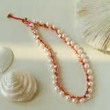 Pearl Star Braided Necklace - floysun