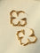 Petal Grove Textured Floral Earrings with CZ Accents - floysun