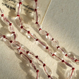 Pinecone Crystal Tassel Necklace - floysun