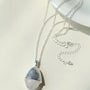 Pinecone Pendant Necklace – Silver White Jade - floysun