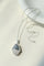 Pinecone Pendant Necklace – Silver White Jade - floysun