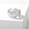 Polished Oval Sculptural Band Ring - floysun