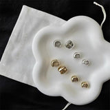 Polished U - Shape Hoop Earrings - floysun