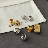 Polished U - Shape Hoop Earrings - floysun