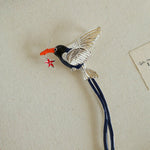 Princess - Inspired Enamel Magpie Brooch - floysun