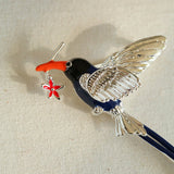 Princess - Inspired Enamel Magpie Brooch - floysun