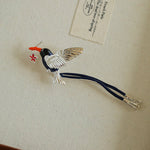 Princess - Inspired Enamel Magpie Brooch - floysun