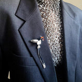 Princess - Inspired Enamel Magpie Brooch - floysun