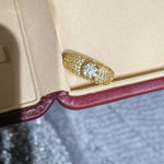 Radiant Canary Yellow Diamond Pavé Ring - floysun