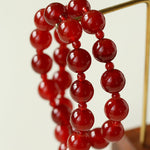 Radiant Red Agate Double Wrap Necklace - Bracelet - floysun