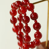 Radiant Red Agate Double Wrap Necklace - Bracelet - floysun