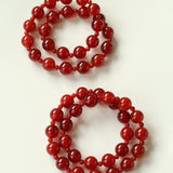 Radiant Red Agate Double Wrap Necklace - Bracelet - floysun