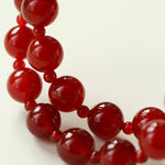 Radiant Red Agate Double Wrap Necklace - Bracelet - floysun