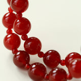 Radiant Red Agate Double Wrap Necklace - Bracelet - floysun