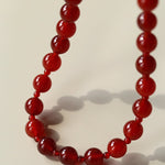 Radiant Red Agate Double Wrap Necklace - Bracelet - floysun