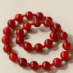 Radiant Red Agate Double Wrap Necklace - Bracelet - floysun
