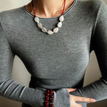 Radiant Red Agate Double Wrap Necklace - Bracelet - floysun