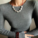 Radiant Red Agate Double Wrap Necklace - Bracelet - floysun