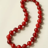 Radiant Red Agate Double Wrap Necklace - Bracelet - floysun