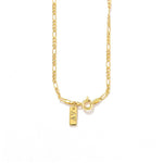 Rectangular Black Onyx Pendant Layering Necklace - floysun