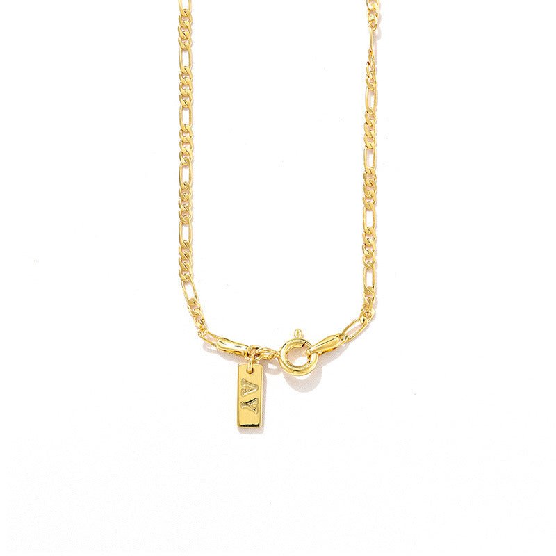 Rectangular Black Onyx Pendant Layering Necklace - floysun