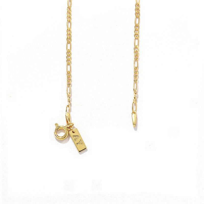 Rectangular Black Onyx Pendant Layering Necklace - floysun
