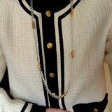 Red Agate & Clear Quartz Long Necklace with Sculptural Knot Detail - floysun