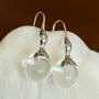Red Agate Green Agate White Crystal Pearl Ear Hook - floysun