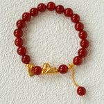Red Agate Lucky Horse Bracelet - floysun