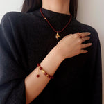 Red Agate Lucky Horse Bracelet - floysun