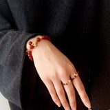 Red Agate Lucky Horse Bracelet - floysun
