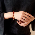 Red Agate Lucky Horse Bracelet - floysun