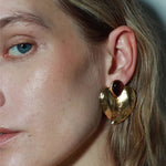 Red Tiger's Eye Heart Stud Earrings - floysun