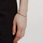Retro Coastal Map Stone Bracelet - Handcrafted S925 Sterling Silver Ocean Talisman Bangle - floysun