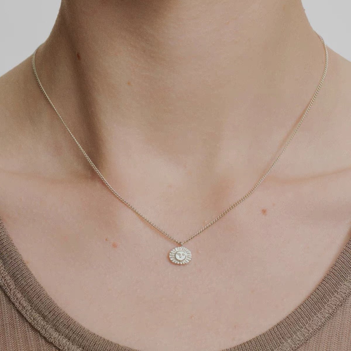 Retro Coastal Trident Pendant Necklace - S925 Sterling Silver Poseidon Talisman - floysun