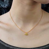 Retro Coastal Trident Pendant Necklace - S925 Sterling Silver Poseidon Talisman - floysun