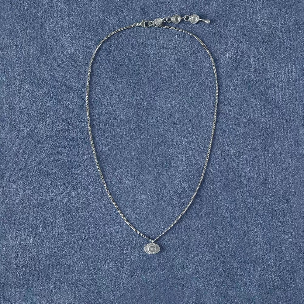 Retro Coastal Trident Pendant Necklace - S925 Sterling Silver Poseidon Talisman - floysun