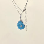 Retro Nautical - Style Conch Pendant Necklace — Natural Crystal Necklace - floysun