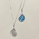 Retro Nautical - Style Conch Pendant Necklace — Natural Crystal Necklace - floysun