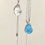 Retro Nautical - Style Conch Pendant Necklace — Natural Crystal Necklace - floysun