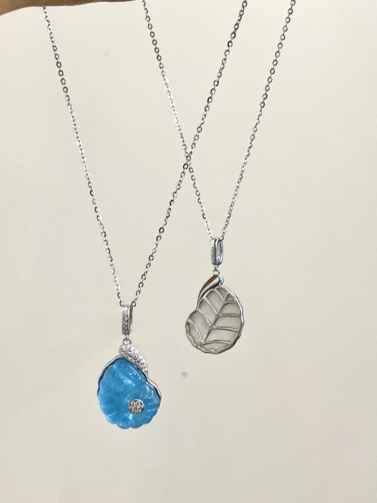 Retro Nautical - Style Conch Pendant Necklace — Natural Crystal Necklace - floysun