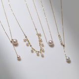 Retro Pull - Through Pearl Pendant Necklace - floysun